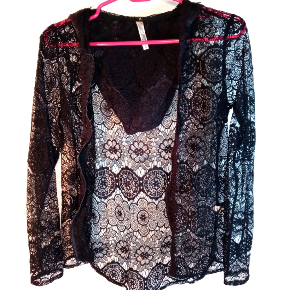 Womens see through top!! Size S!!